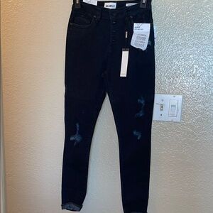 Dark Wash Distressed Jeans